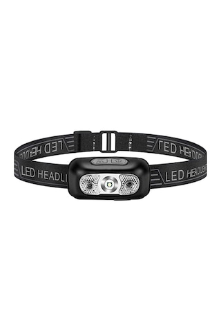 Suofeng Siyah Led Baş Feneri, 800mah Li-pil, Usb Hızlı Şarj, Ipx4 Su Geçirmez, Kızılötesi Ellik Sensör, 4 Aydınlatma Modu, 60 Ayarı, Acil Tamir/ışıklandırma Siyah