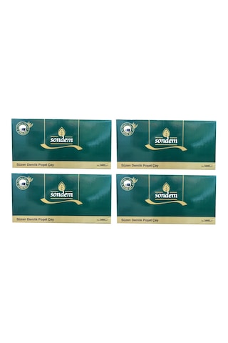 Sondem Demlik Süzen Poşet 3000 Gr X 4 Koli - 30gr' Lık Süzen Poşet Avantaj Paket