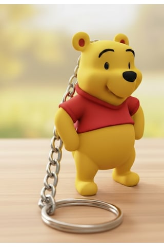 Tatlı Ayı Winnie The Pooh Anahtarlık 3d Baskı - Pla Malzeme Tatlı Ayı Winnie The Pooh Anahtarlık 3d Baskı - Pla Malzeme