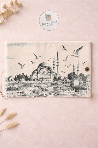 Kitap Kılıfı İstanbul'da Martılar
