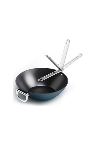 Joseph Joseph 45048 Space 32 Cm Wok Tava Lacivert