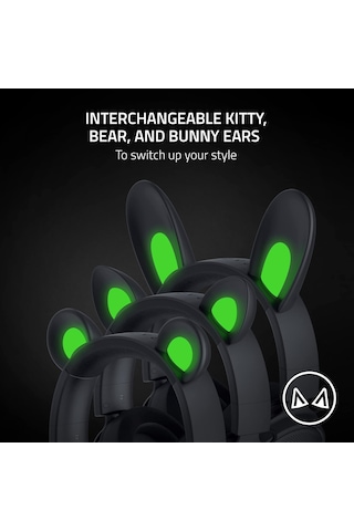 Razer Kraken Kitty V2 Pro - Değiştirilebilir Kulaklı Kablolu Rgb