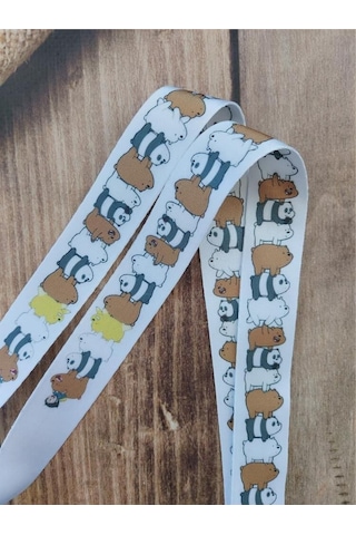 Kafadar Ayılar Geniş Kart Askısı Yaka Kartı Boyun Askı İpi Telefon Askısı Yatay Dikey Kart Koruyucu