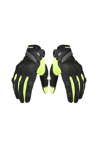 Yingfu Bsddp Rh-a0131 Yeşil Xl Motosiklet Eldiveni: Dayanıklı, Yansıtıcı, Dokunmatik Eldiven, Kolluk Ayarlı