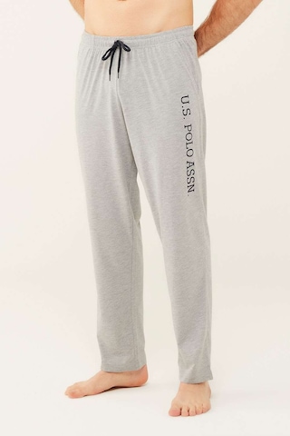 U.S. Polo Assn. Erkek Gri Melanj Pijama Altı 18471