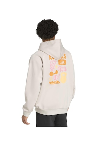 Jv8779-e Adidas Gfx Hoodıe Erkek Sweatshirt Bej Jv8779-e Bej