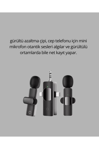 Bfs Tak Ve Kullan Mikrofon - Gürültü Engelleyici