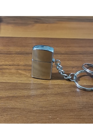 Mini Zipo Çakmak Şeklinde Anahtarlık Çakmak 4198