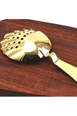 Dancemonkey Deniz Kabuğu Şeklinde Paslanmaz Çelik Süzgeç Kokteyl Gümüş