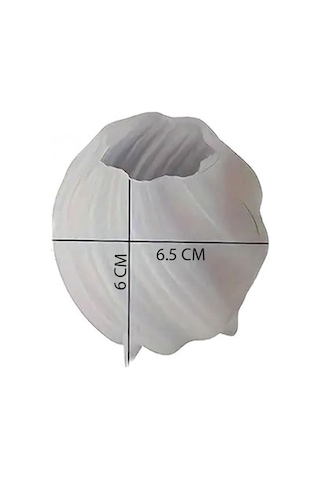 Silikon Mum 3d Küçük Boy Dönen Sütun Geometrik Dalgalı Sabun Beton Ve Taş Tozu Kalıbı Diğer