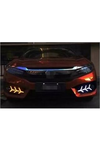 Civic Fc5 İçin Uyumlu Makyajsız Kasa Uçak Yıldız Ağaç Ön Sis Ledi