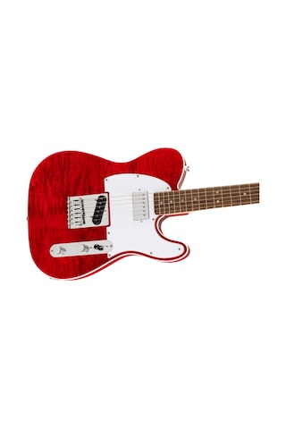 Squier 0378280538 Affinity Telecaster Fmt Sh Elektro Gitar Crimson Red Transparent - Akçaağaç Klavye Başlangıç Ve Orta Seviye Alevli Kapak Ve Sh Manyetik Dizilimi