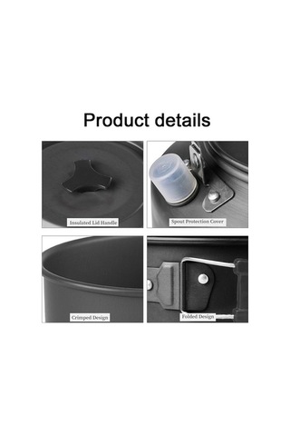 Ulzyvf Taşınabilir Skycıty Siyah Seyahat Çantası Pişirme Piknik Kamp Kızartma Aksesuarları - Yb Siyah Siyah