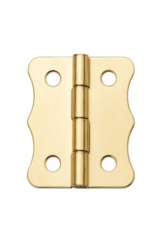 Sarı 100 Adet Papatya Menteşe Düz 30x23 Mm - Dekoratif Çerçeve Fener Kutu Menteşesi Evimdeyokyok