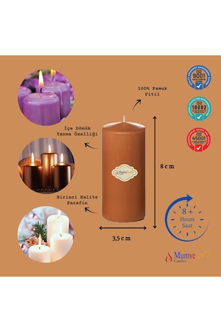 Bar Mum 6 Lı Paket Kahve Rengi Kahverengi