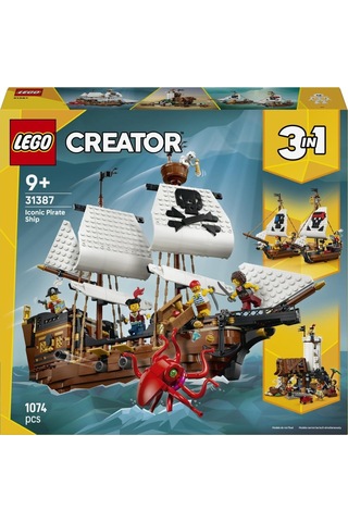 Lego 31387 Creator 3 Ü 1 Arada İkonik Korsan Gemisi