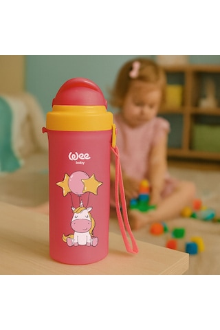 Wee Baby Pipetli Bardak 300 ML - Pembe