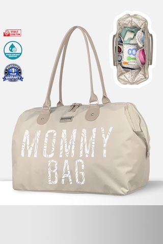 Stylo Mommy Bag Usa Anne Bebek Bakım Ve Kadın Çantası Beıge Bej