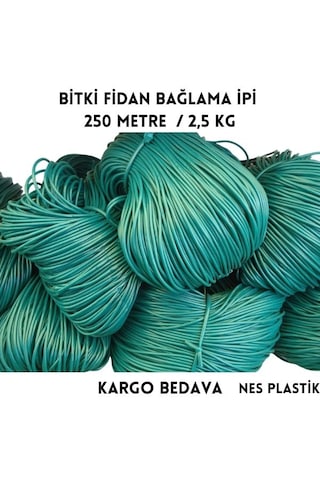 Bitki Fidan Bağlama İpi - 250 Metre / 2,5 Kg - Fidan Bağlama İpi
