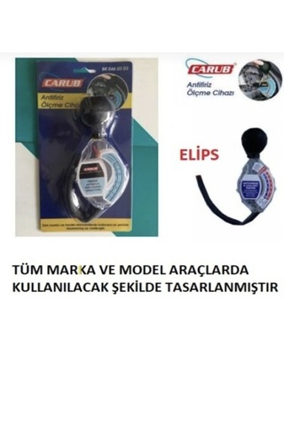 Carub Antifiriz Ölçme Cihazı Elips Blisterli Mavi