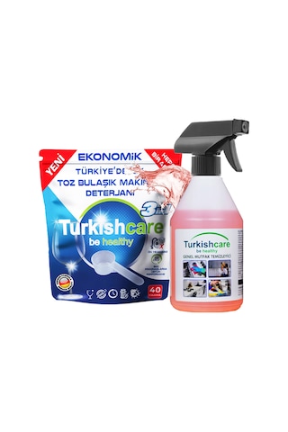 Toz Bulaşık Makinesi Deterjanı Ve Genel Mutfak Temizleme Spreyi Paketi