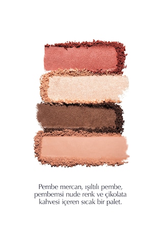 Estee Lauder Göz Farı - Pure Color Envy Luxe Eyeshadow Quad Göz Far Paleti - Renk: 07 Boho Rose - 6 G