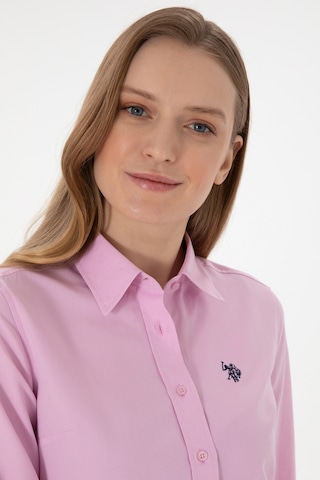 U.s. Polo Assn. Kadın Pembe Gömlek Basic 50307726-vr041 Pembe