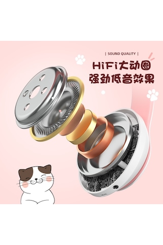 Stn28 Yeni Kedi Kulaklı Bluetooth Kulaklık Başa Takılan Sevimli Trend Kablosuz Spor Kulaklığı Uzun Pil Ömrü Stn28 Yeşil