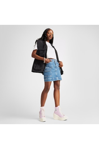 Converse Chuck 70 De Luxe Wedge Unisex Pembe Platform Sneakerdüza07584c