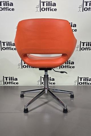 Monaco Çalışma Kesim Koltuğu Konik Sabit Ayak Turuncu