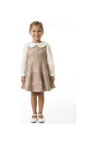 Xo Kids Kız Çocuk Elbise 3-7 Yaş 4772 Pembe