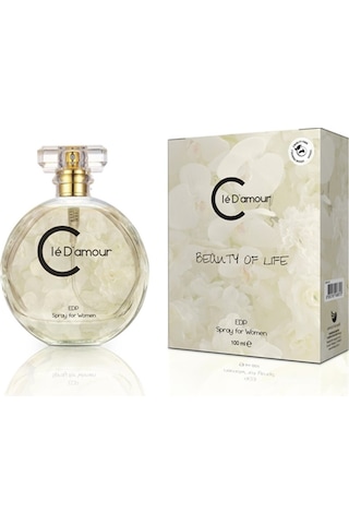 Cle D'Amour Beauty Of Life Women Vegan EDP Miskli Çiçeksi Kadın Parfüm 3 x 100 ML