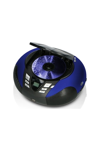 Lenco Scd-37 Usb Mavi - Taşınabilir Fm Radyo Cd'si Ve Usb Oynatıcı - Mavi