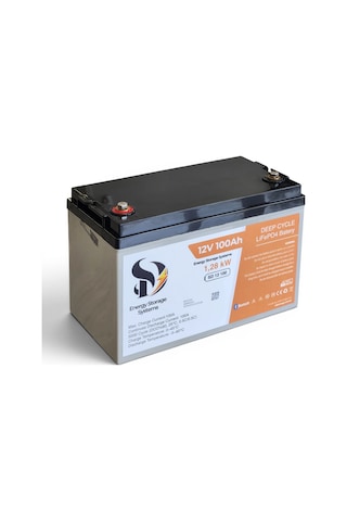 Sd Energy 12v 100ah 1.28kwh 6000dod Bluetooth Lifepo4 Lityum Akü