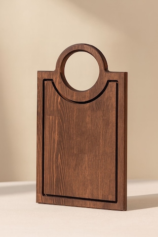 Fam Wood Art Doğal Ahşap Peynir Ve Sunum Tabağı Dikdörtgen %100 Çam Ağacı Kahverengi