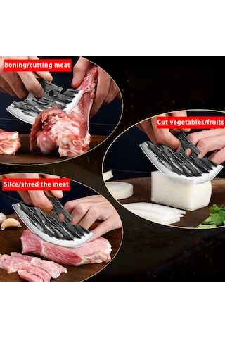 MSO Mutfak VIP Kalite Paslanmaz Çelik Et & Balık Bıçağı