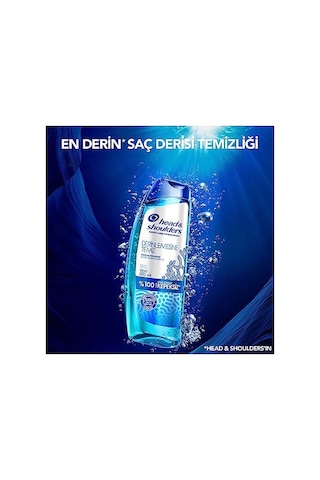 Head & Shoulders Derinlemesine Temizlik Şampuan Yoğun Ferahlık Deniz Mineralleri 300 Ml