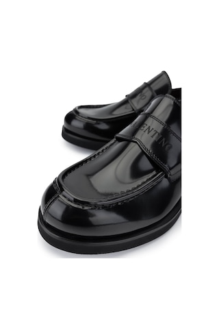 Valentino Valentıno Erkek Hakiki Deri Siyah Loafer Ayakkabı 667 20834 Erk Ayk Y25 Nero Siyah
