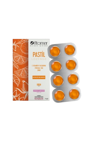 C Vitamini Kuşburnu Portakal Yağı Ve Çinko İçeren 16 Lı Pastil C Vitamini Kuşburnu Portakal Yağı Ve Çinko İçeren 16 Lı Pastil