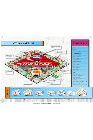 Hasbro Monopoly Türkiye Türkçe Monopoly Türkiye Emlak Tic