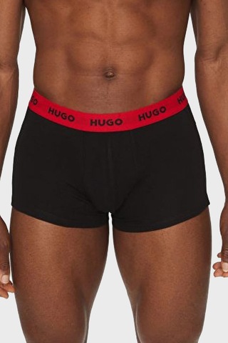 Hugo Erkek Boxer 50532611 010 Siyah Siyah