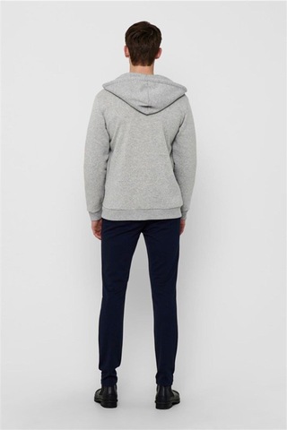 Only & Sons Onsceres Fermuarlı Hoodie Sweatshirt - 22018684 001