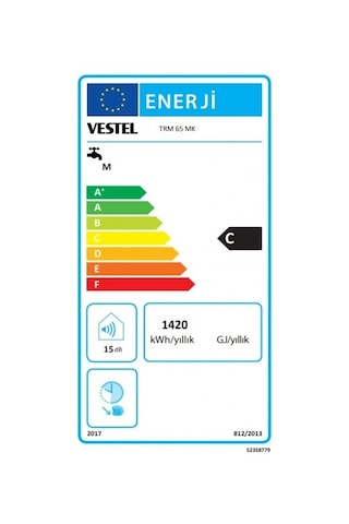 Vestel TRM 65 MK 65 L Termosifon