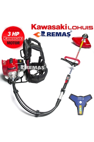 Kawasaki Lohuis TJ53E BG520 Sırt Tip 3,0 HP Benzinli Motorlu Tırpan