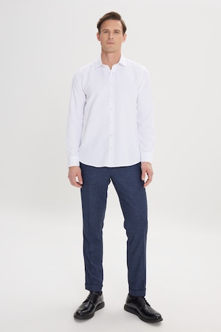 AC&Co / Altınyıldız Classics Slim Fit Dar Kesim Erkek Gömlek Beyaz - 2'li Beyaz