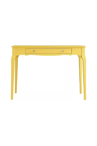 Wooding 120 Cm Masif Sarı Lake Bonamy Çalışma Masası Sarı