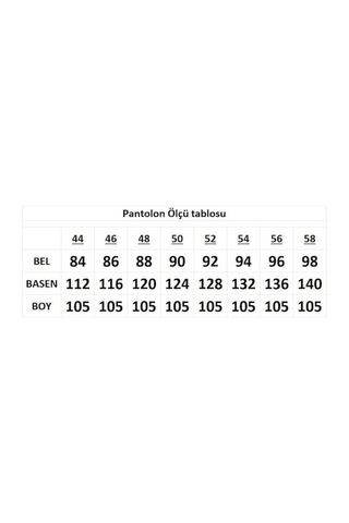 Ladies First Ladıes Fırst Büyük Beden 3390 Siyah Pantolon Krep Bol Paça