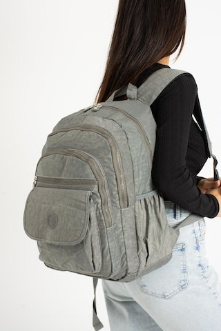 Ultra Hafif Çok Cepli Su Geçirmez Sırt Çantası Unisex Gri Model:571-2a - Gri
