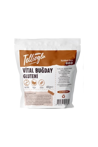 Tellioğlu Vital Buğday Gluteni 400 G Tellioğlu Vital Buğday Gluteni 400 G