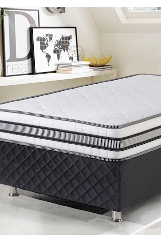 Mu&bah Zebra Tek Kişilik Ortopedik Yaylı Yatak 90x190 90x190